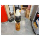 32" chainsaw carved eagle