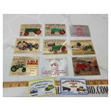 Vintage antique machinery tractor show plaques
