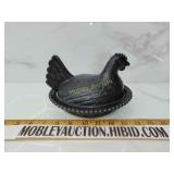 Rare Hen on Nest Ozark Creations Black Indiana