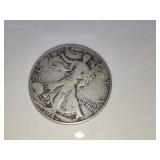 Walking liberty half silver dollar