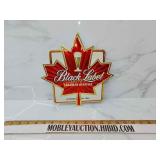 Vintage pressed cardboard beer advertising sign