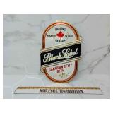 Vintage pressed cardboard beer advertising sign