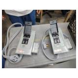 2x 220v breaker boxes with plugs ? Crate