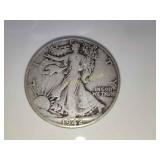 Walking liberty half silver dollar