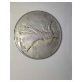 Walking liberty half silver dollar