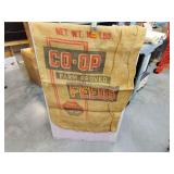 Co-op burlap feed sack