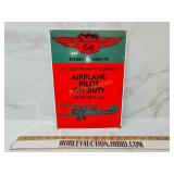 Andy Rooney porcelain sign