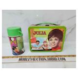 Julia 1969 thermos metal lunchbox with thermos