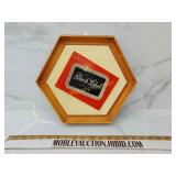 Plastic Vintage Black label beer sign