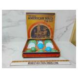 Rare 1930s American made tea set with jadeite