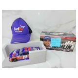 Autographed Joe Gibbs&denny hamlin diecast plus