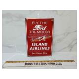 Porcelain metal sign
