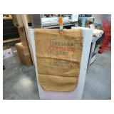 Indiana certified seed burlap sack