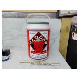 Large red dog cooler