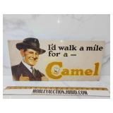 Metal camel sign