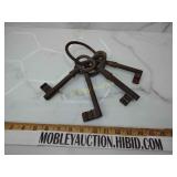 Heavy cast iron keys to county jail