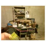 METAL DESK&BOLT BINS-BASEMENT