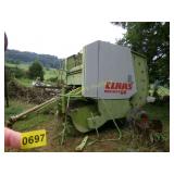 CLAAS ROUND BAILER WITH NET ROLLANT 66