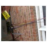 FISHING POLES-PORCH