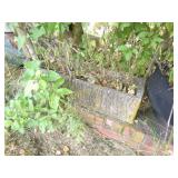 CONCRETE PLANTER-BEHIND FIREWOOD