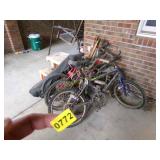 4 KIDS BIKES-PORCH