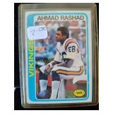 Ahmad Rashad vintage football card