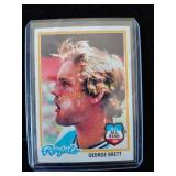 George Brett vintage baseball card