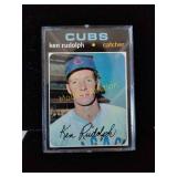Ken Rudolph vintage Topps baseball card