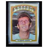 Tommy John vintage Topps baseball card