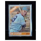 Jim Stewart vintage Topps baseball card