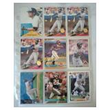 Deion Sanders baseball cards near mint