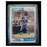 Harmon kilbrew vintage Topps baseball card