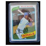 Willie Wilson baseball card
