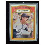 Billy Martin vintage baseball card