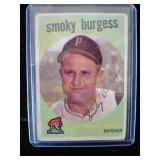 Smokey Burgess Vintage baseball card