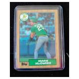 Mark McGwire Topps rookie card