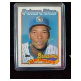 Topps Brewers Gary Sheffield rookie card