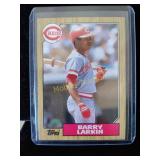 Barry Larkin vintage Topps baseball card