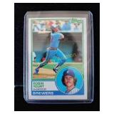 Robin yount vintage Topps baseball card