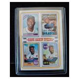 Hank Aaron special vintage baseball card