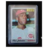 Alex Johnson vintage Topps baseball card