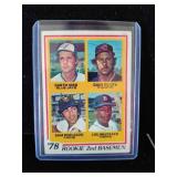 1978 rookie second baseman Topps card