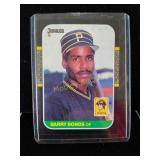 Donruss Barry bonds rookie card