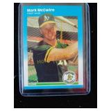 Fleer Mark McGwire rookie card