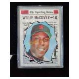 Willie McCovey vintage Topps baseball card