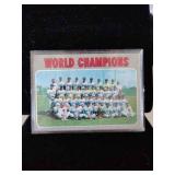 World champions vintage Topps baseball cards