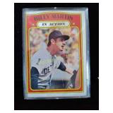 Billy Martin vintage baseball card