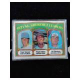 1971 strikeout leaders Topps baseball card