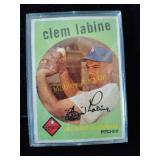 Clem Labine vintage Topps baseball card