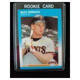 Fleer Matt Williams rookie card